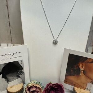 Sterling Silver Moissanite diamond Necklace